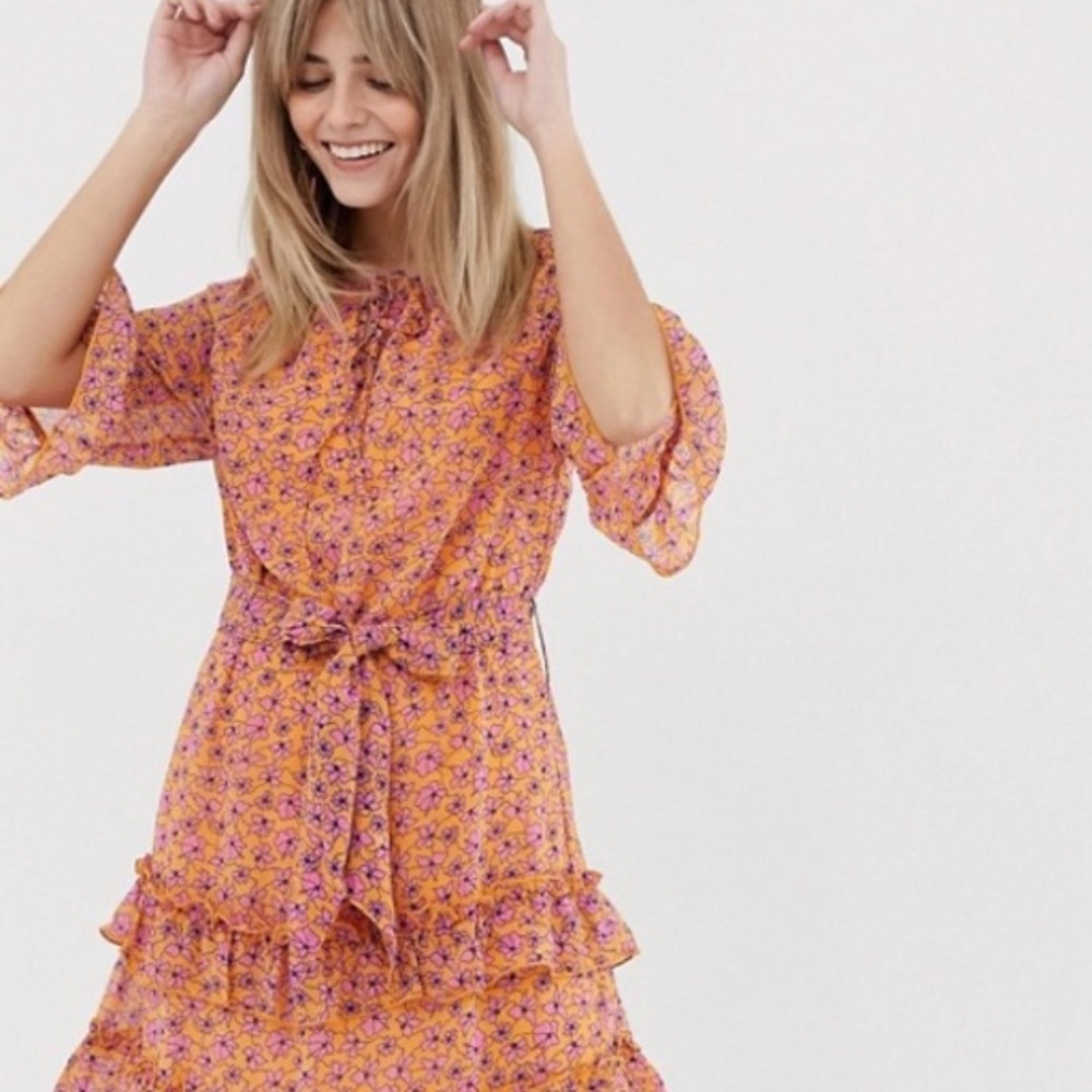 ASOS flowery dress L
